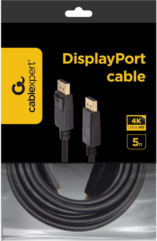 Gembird kabel 4k 5 meter 3 orig - Gembird CC-DP2 DisplayPort→DisplayPort 5 m DisplayPort-kabel