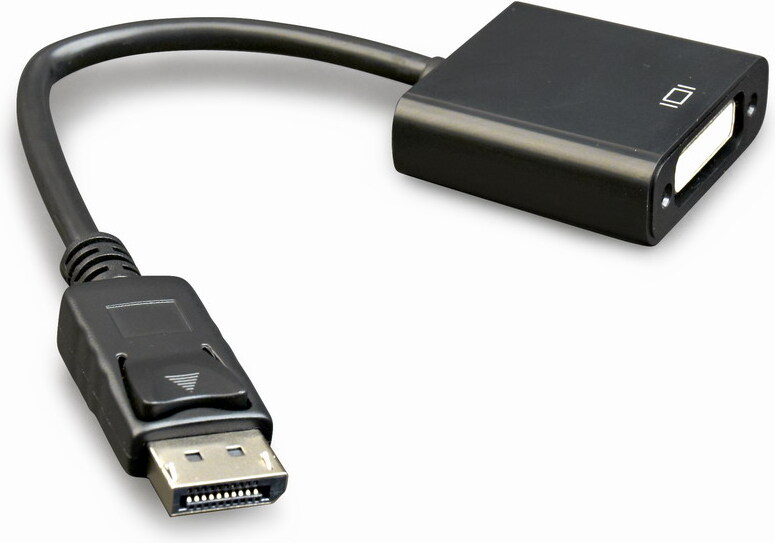 Gembird naar dvi adapter kabel zwart 2 orig - Gembird A-DPM-DVIF-002 DisplayPort→DVI-I 0,1 m Verloopstuk