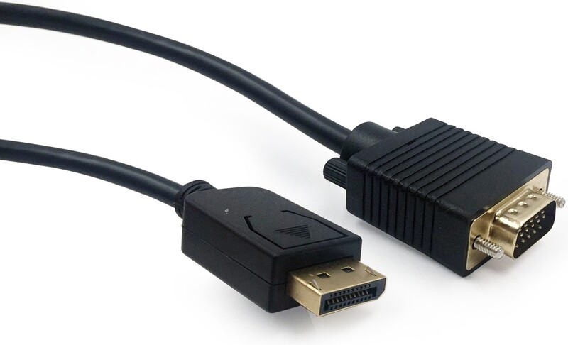 Gembird naar vga kabel adapter 2 orig - Gembird CCP-DPM-VGAM-6 DisplayPort→VGA 1,8 m DisplayPort-kabel