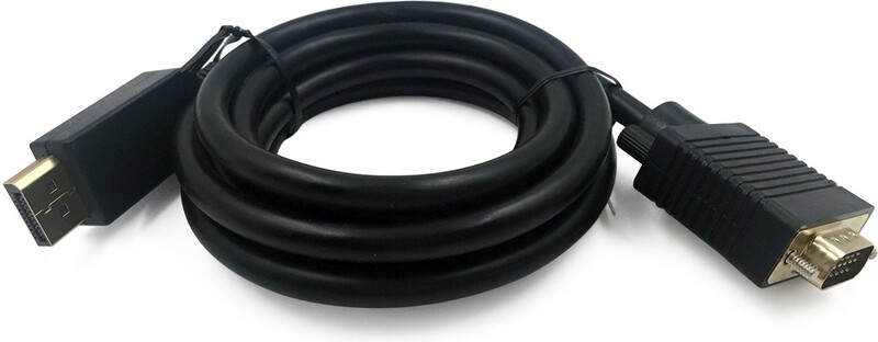 Gembird naar vga kabel adapter 3 orig - Gembird CCP-DPM-VGAM-6 DisplayPort→VGA 1,8 m DisplayPort-kabel