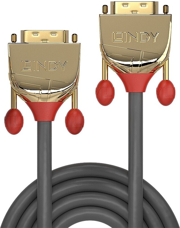 Lindy 36205 7 6m dvi d dvi 3 orig - Lindy 36205 DVI-D→DVI-D 7,5 m DVI-kabel