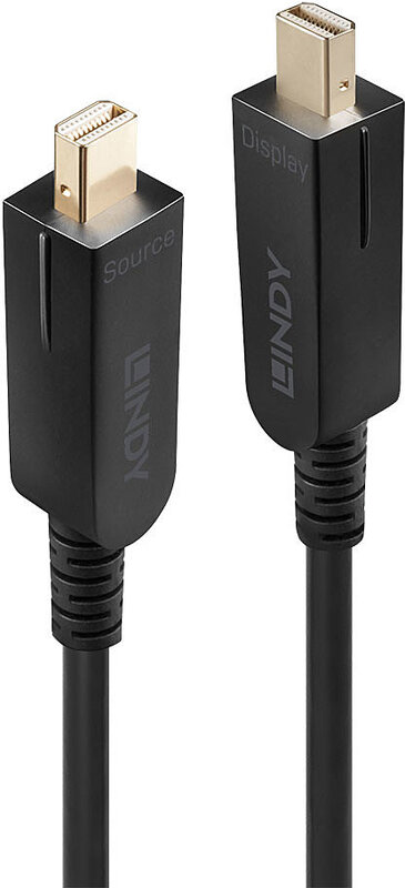 Lindy 38486 kabel 100 m mini zwart 3 orig - Lindy 38486 Mini DisplayPort→Mini DisplayPort-kabel