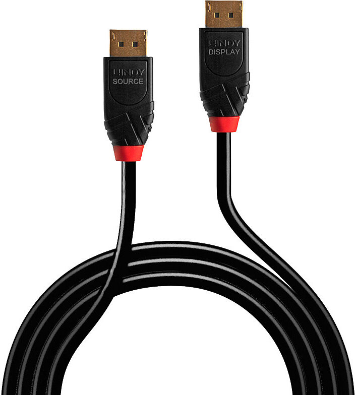 Lindy 41167 kabel 5 m zwart 2 orig - Lindy 41167 DisplayPort→DisplayPort 5 m DisplayPort-kabel
