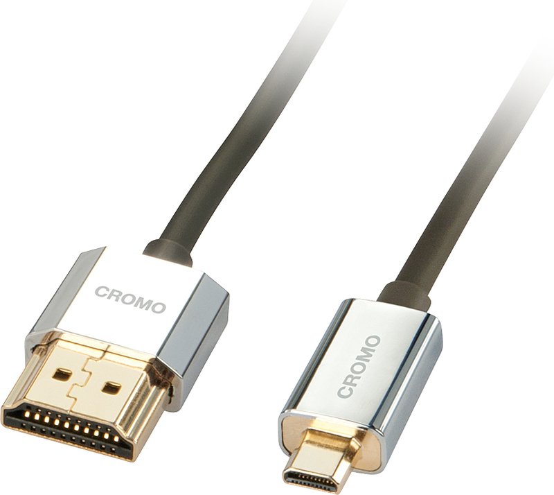 Lindy 41681 micro 1m zilver