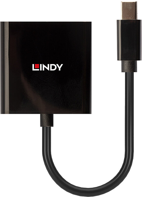 Lindy 41736 tussenstuk voor kabels m 2 orig - Lindy 41736 Mini DisplayPort→DVI-D 0,16 m DisplayPort-kabel