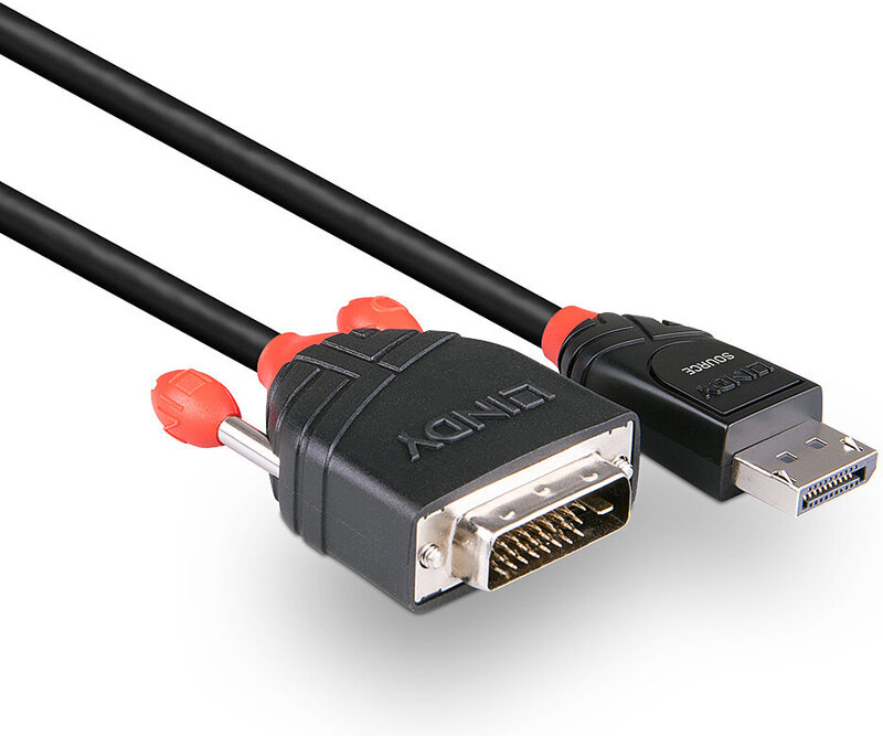 Lindy 5m dvi cable 3 orig - Lindy 41493 DisplayPort→DVI-D 5 m DisplayPort-kabel