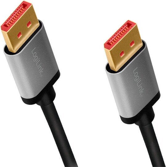 Logilink cda0104 kabel 1 m zwart grijs 3 orig - Logilink CDA0104 DisplayPort→DisplayPort 1 m DisplayPort-kabel