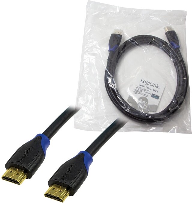 Logilink ch0062 kabel 2 meter 6 orig - Logilink CH0062 HDMI→HDMI 2 m HDMI-kabel