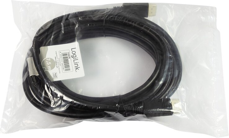 Logilink cv0076 kabel 7 5 m zwart 5 orig - Logilink CV0076 DisplayPort→DisplayPort 7,5 m DisplayPort-kabel