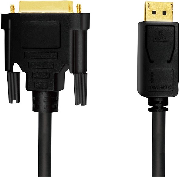 Logilink cv0131 kabeladapter verloopstu 2 orig - Logilink CV0131 DisplayPort→DVI-D 2 m DisplayPort-kabel