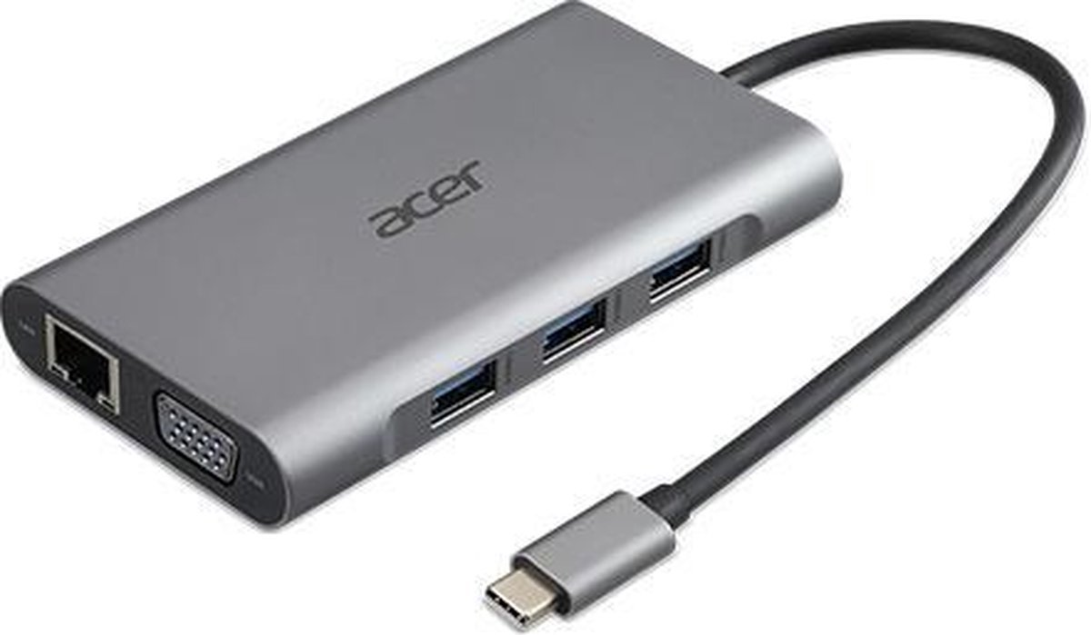Acer 10 in 1 laptop dock poortrepli