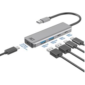ACT Connectivity ACT AC6125 3.0 USB-A USB-hub, productafbeelding 3