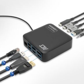 ACT Connectivity ACT AC7150 DisplayLink USB-C Dockingstation, productafbeelding 2