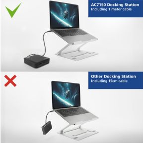 ACT Connectivity ACT AC7150 DisplayLink USB-C Dockingstation, productafbeelding 7