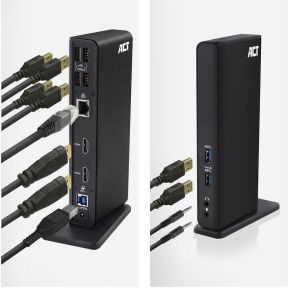 ACT Connectivity ACT AC7049 USB-C Dockingstation, productafbeelding 3