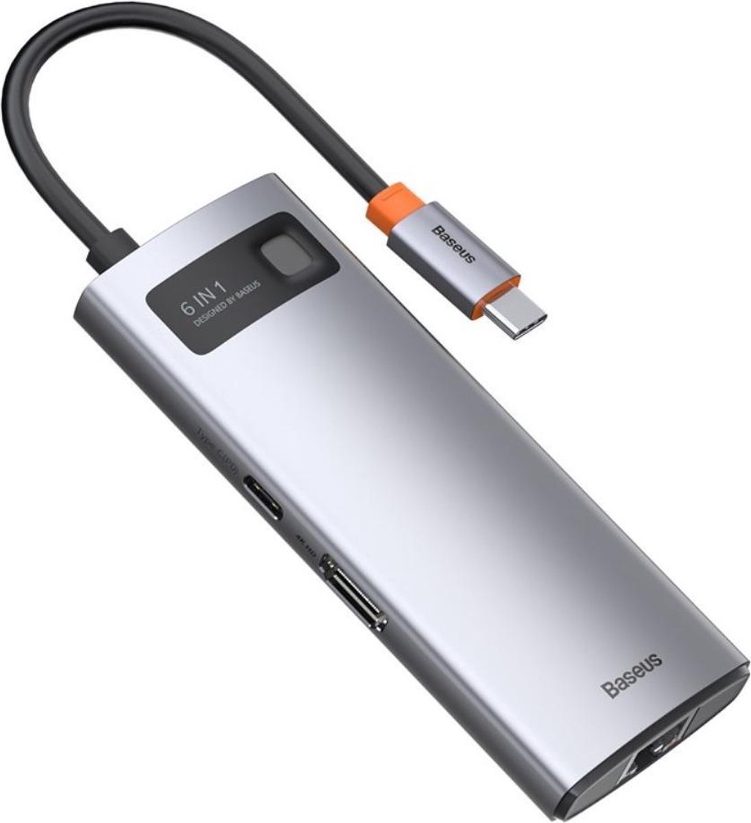 Baseus 6 in 1 multifunctionele usb gr