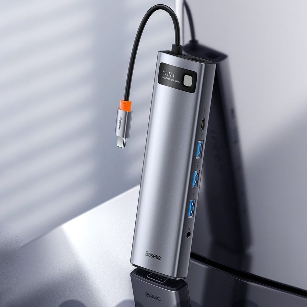 Baseus metal gleam 11in1 multifunctio 5 orig - Baseus USB-C Dockingstation