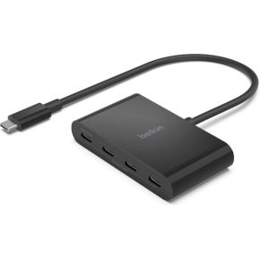Belkin avc018btbk interface hub usb t 4 orig - Belkin AVC018BTBK USB-C USB-hub (zwart)