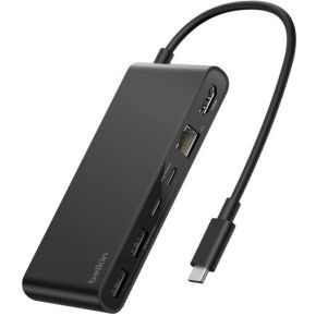 Belkin inc024hqbk interface hub usb t 2 orig - Belkin INC024HQBK USB-C USB-hub (zwart)