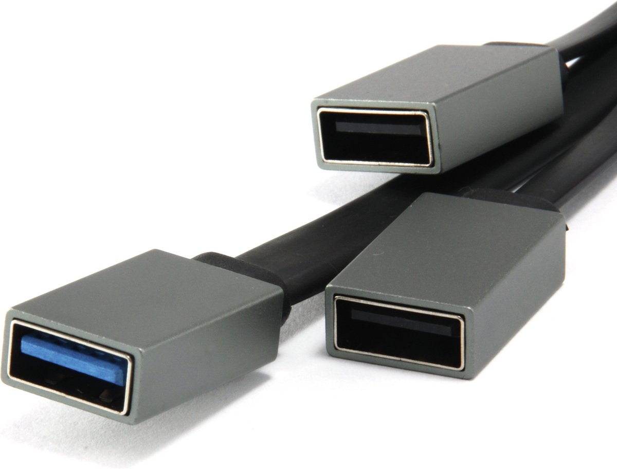 Conceptronic hubbies usb c hub 1x usb 2 orig - Conceptronic Hubbies Hub 1X USB 3.0 2X USB 2.0 USB-C USB-hub (grijs)