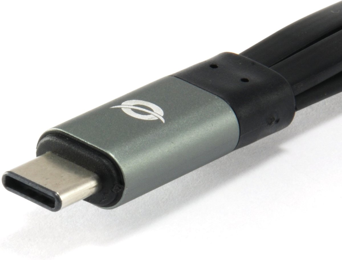 Conceptronic hubbies usb c hub 1x usb 5 orig - Conceptronic Hubbies Hub 1X USB 3.0 2X USB 2.0 USB-C USB-hub (grijs)