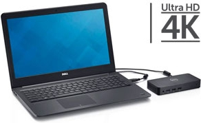 Dell docking station 452 bbou 2 orig - Dell DWTH8 USB-A Dockingstation (zwart)