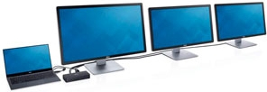 Dell docking station 452 bbou 3 orig - Dell DWTH8 USB-A Dockingstation (zwart)