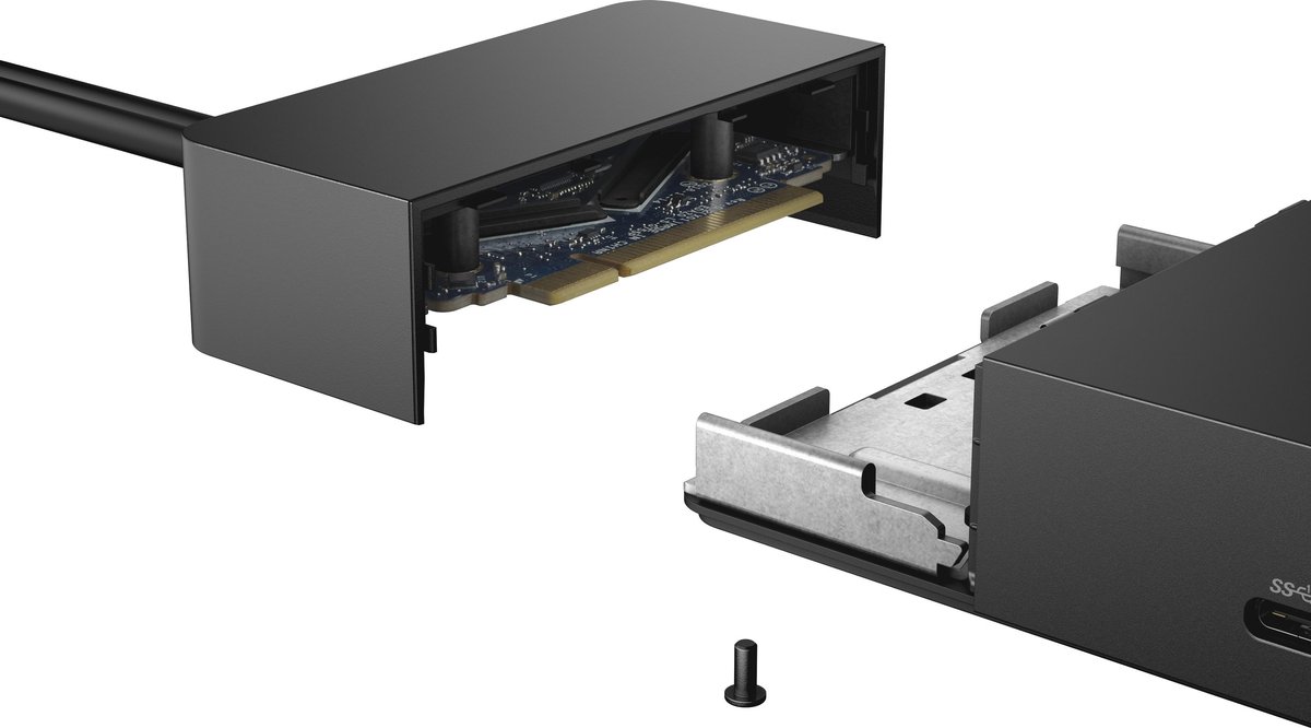 Dell performance dock wd19dc 6 orig - Dell Performance Dock Wd19Dc USB-C Dockingstation (zwart)