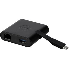 Dell usb c adapter da200 vga rj45 4 orig - Dell 470-ABRY USB-C USB-hub (zwart)