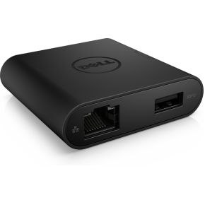 Dell usb c adapter da200 vga rj45 7 orig - Dell 470-ABRY USB-C USB-hub (zwart)