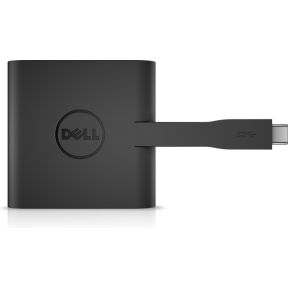 Dell usb c adapter da200 vga rj45 8 orig - Dell 470-ABRY USB-C USB-hub (zwart)