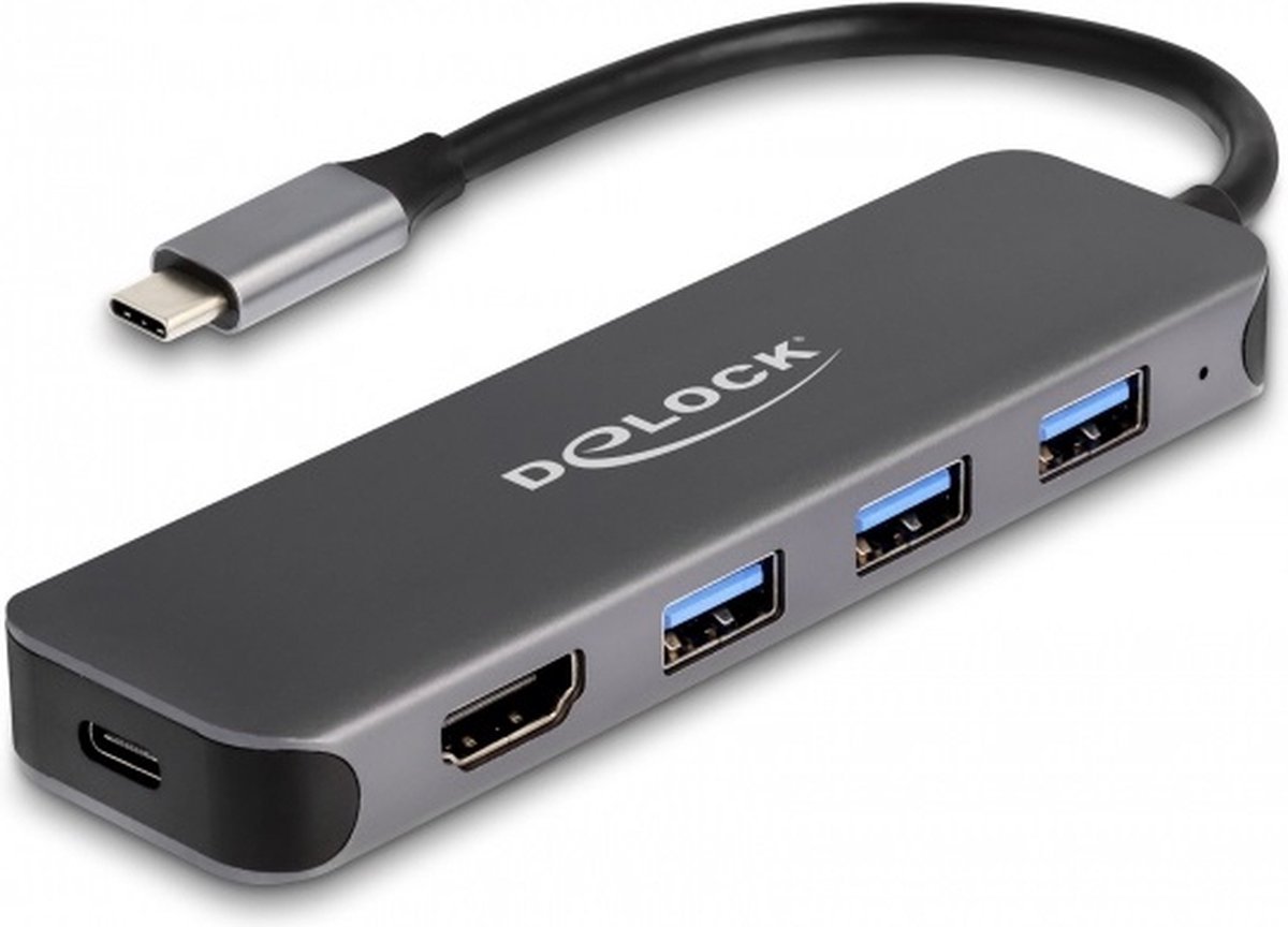 Delock 3 port usb hub and 4k