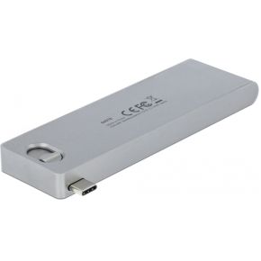 Delock 64078 interface hub usb 3 2 2 orig - DeLock 64078 USB-C USB-hub (grijs)