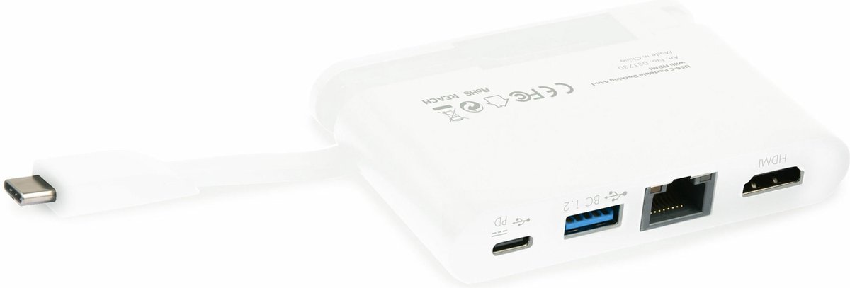 Dicota d31730 laptop dock poortreplic 5 orig - DICOTA D31730 Laptop Dock USB-C Poortreplicator (wit)