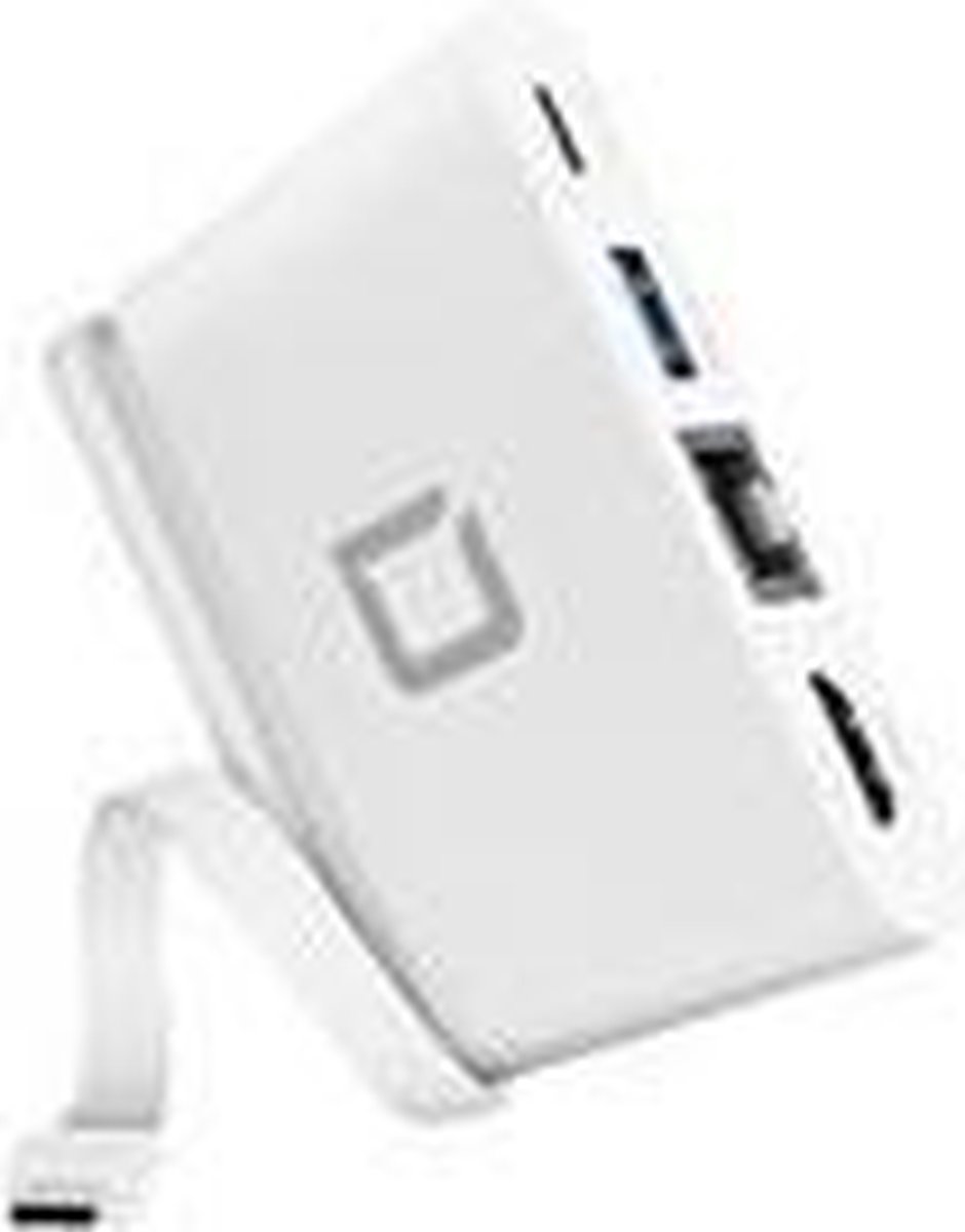 Dicota d31730 laptop dock poortreplic 7 orig - DICOTA D31730 Laptop Dock USB-C Poortreplicator (wit)
