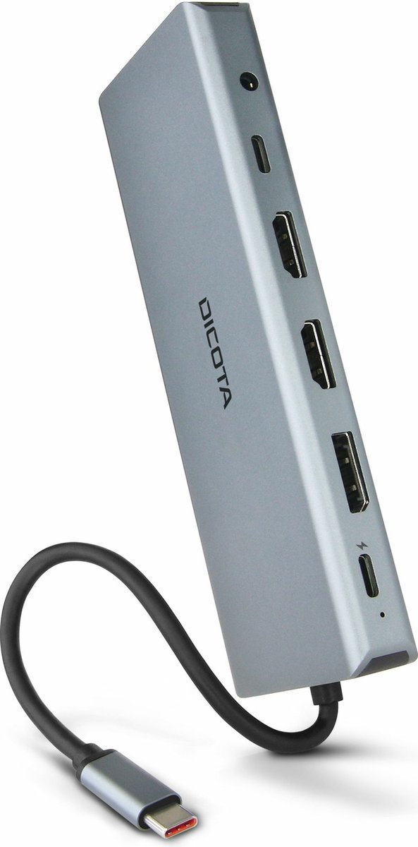 Dicota d32065 interface hub usb 3 2 2 orig - DICOTA D32065 Interface Hub USB 3.2 Gen USB-C Dockingstation (zilver)