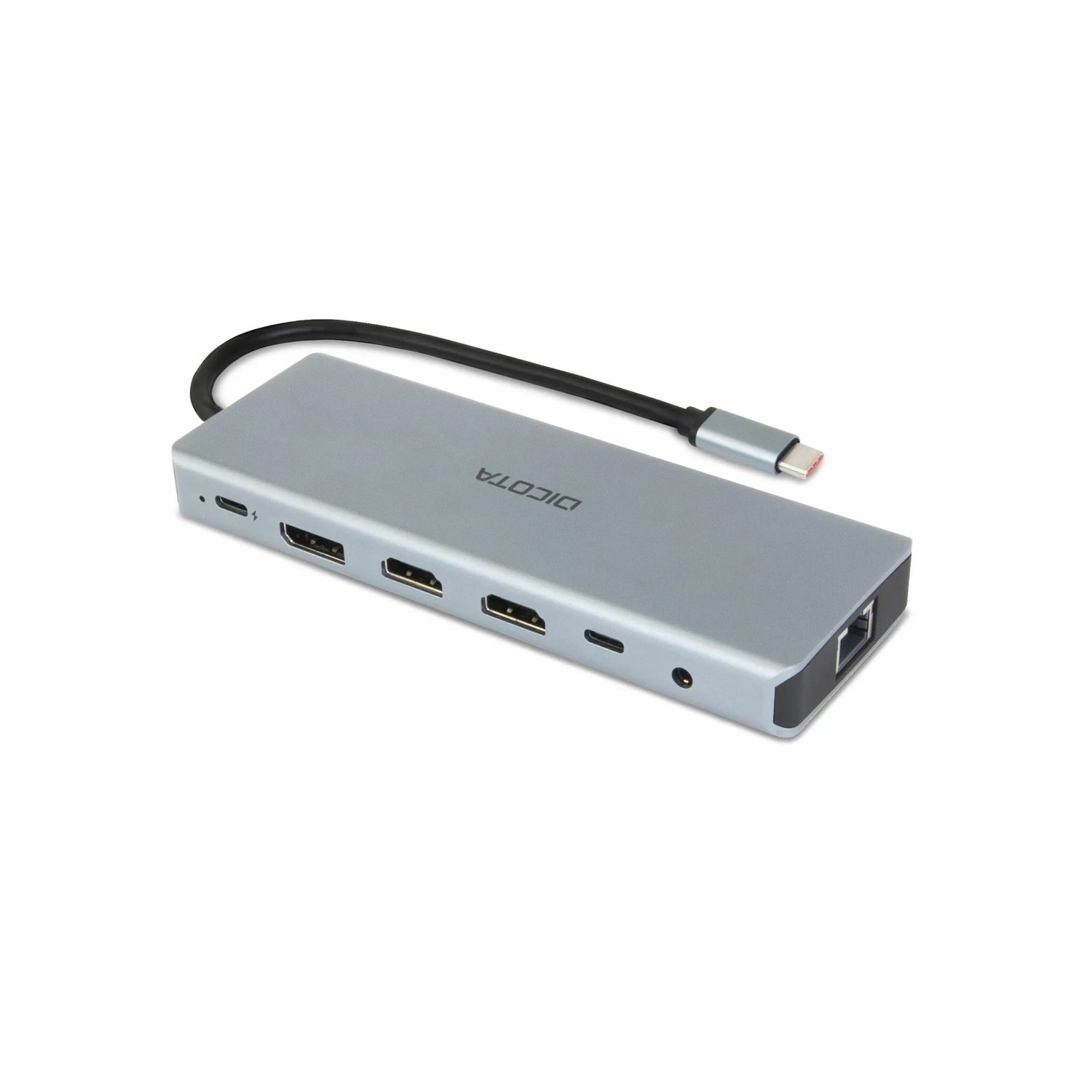 Dicota d32065 interface hub usb 3 2 7 orig - DICOTA D32065 Interface Hub USB 3.2 Gen USB-C Dockingstation (zilver)