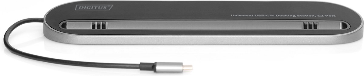 Digitus da 70888 usb c mini dockingsta 3 orig - Digitus Da-70888 Mini-Dockingstation USB-C Dockingstation (zwart)
