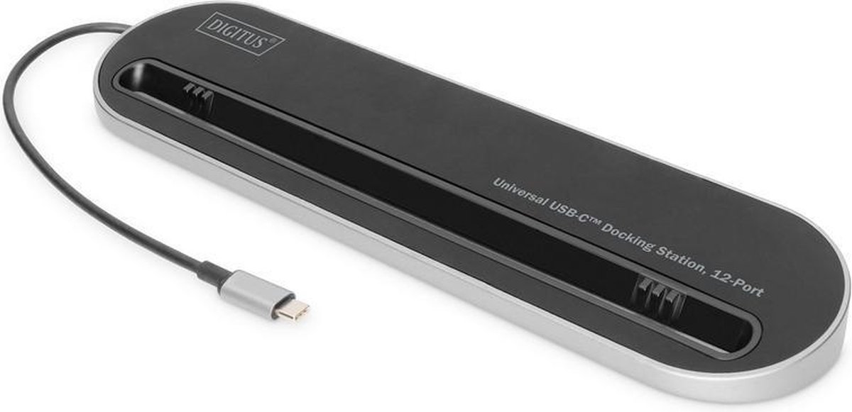 Digitus da 70888 usb c mini dockingsta 9 orig - Digitus Da-70888 Mini-Dockingstation USB-C Dockingstation (zwart)