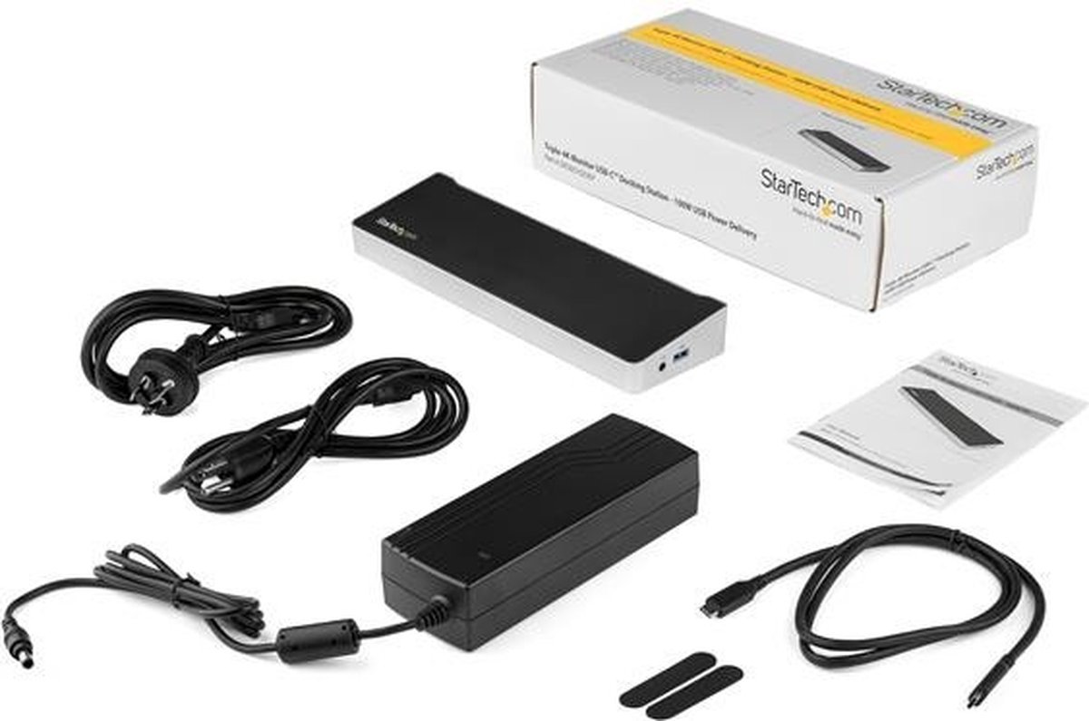 Dockstation startech dk30ch2depue black 5 orig - StarTech.com Dk30Ch2Depue USB-C Dockingstation (zwart)