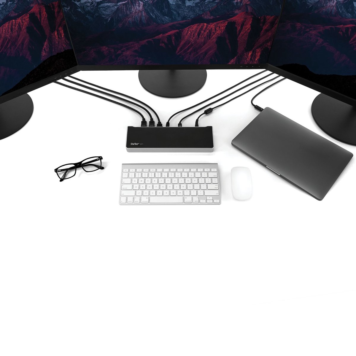 Dockstation startech dk30ch2depue black 9 orig - StarTech.com Dk30Ch2Depue USB-C Dockingstation (zwart)