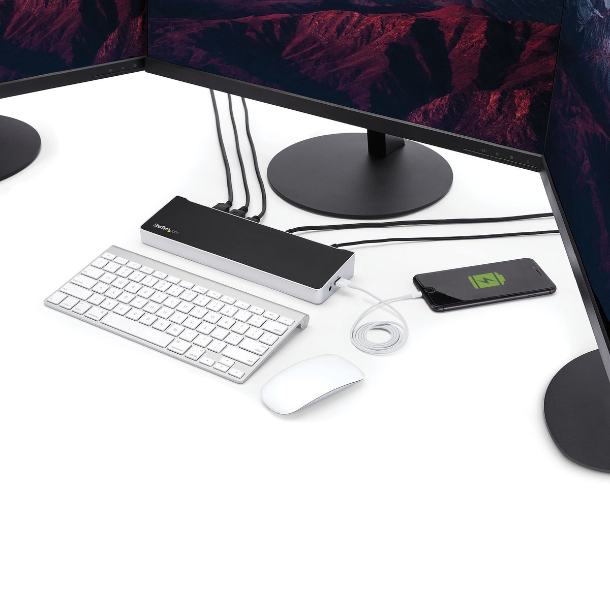 Dockstation startech dk30ch2dppdu black 4 orig - StarTech.com Dk30Ch2Dppdu USB-C Dockingstation (zwart)
