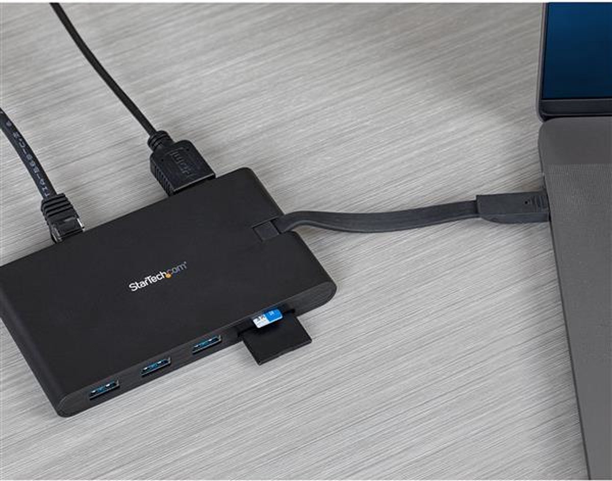 Dockstation startech dkt30chvscpd black 88 6 orig - StarTech.com Dkt30Chvscpd Black 88 G USB-C Dockingstation