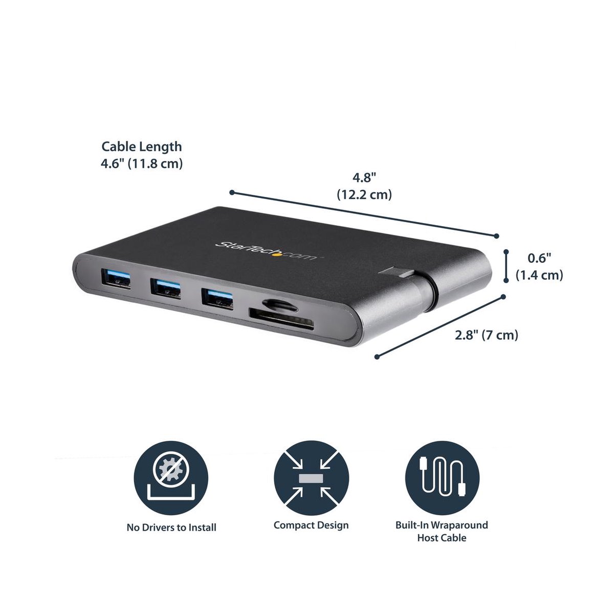Dockstation startech dkt30chvscpd black 88 9 orig - StarTech.com Dkt30Chvscpd Black 88 G USB-C Dockingstation