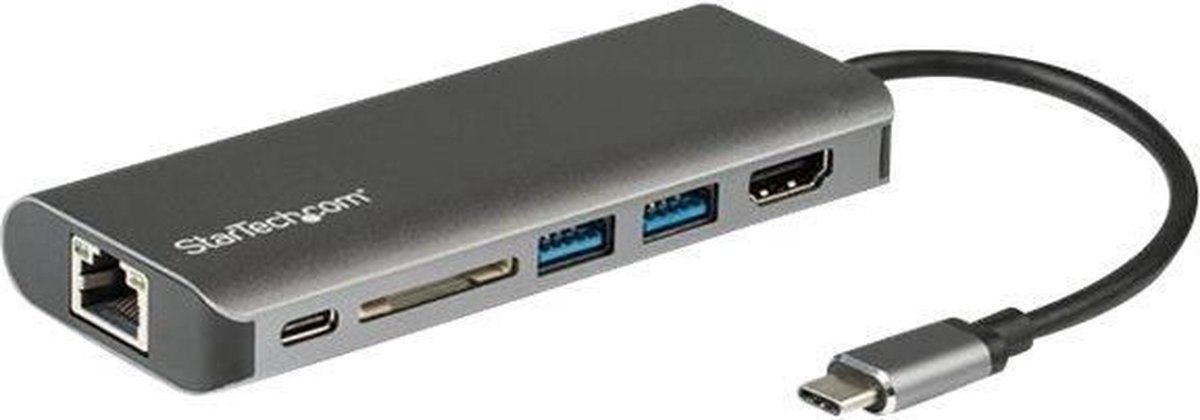 Dockstation startech dkt30csdhpd3 4k ultra 10 orig - StarTech.com Dkt30Csdhpd3 4K Ultra HD USB-C Dockingstation (grijs)