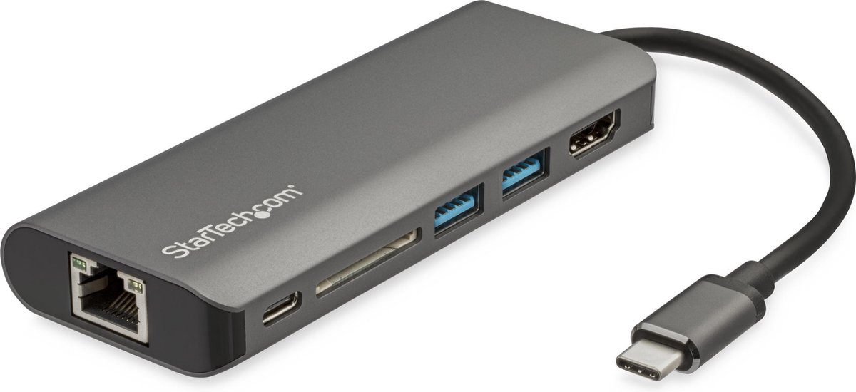 Dockstation startech dkt30csdhpd3 4k ultra 8 orig - StarTech.com Dkt30Csdhpd3 4K Ultra HD USB-C Dockingstation (grijs)