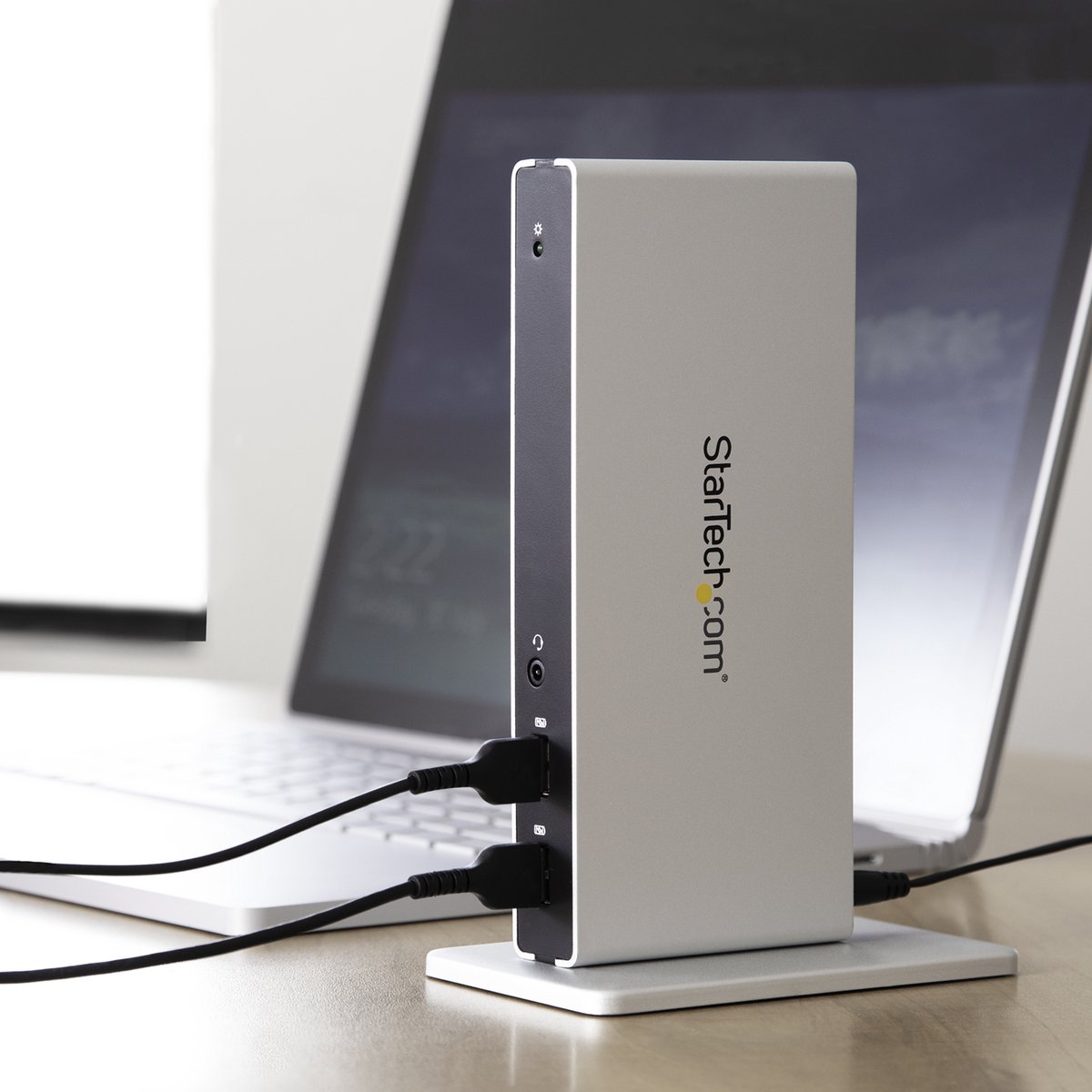 Dockstation startech usb3sdockdd silver 2 orig - StarTech.com Usb3Sdockdd USB-A Dockingstation (zwart)