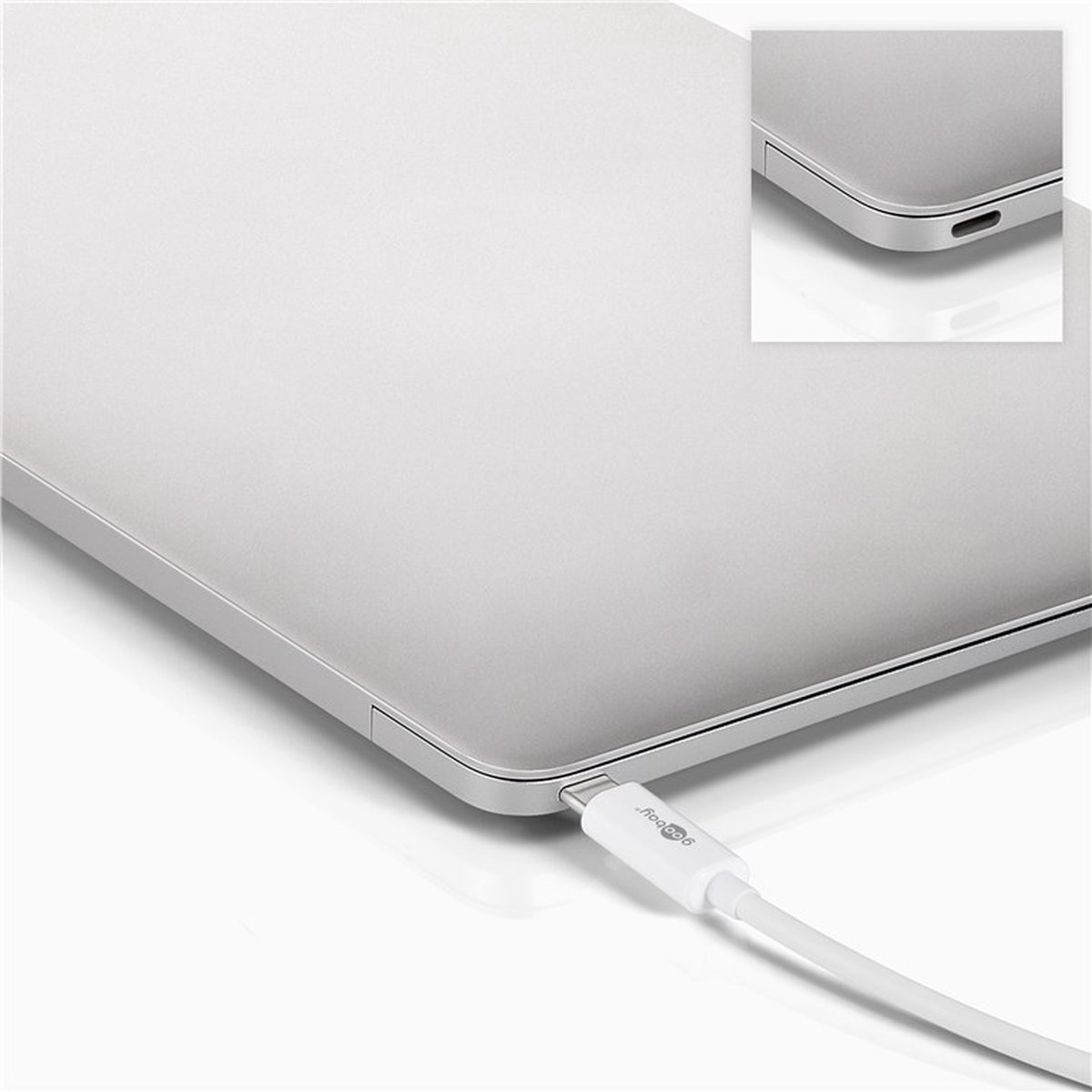 Goobay usb c hub met 4 poorten 9 orig - Goobay 4-Poorts Multiport-Adapter, Voegt Aan Een USB-C USB-hub (wit)