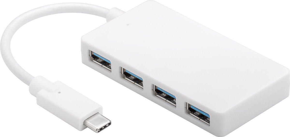 Goobay usb c hub met 4 poorten