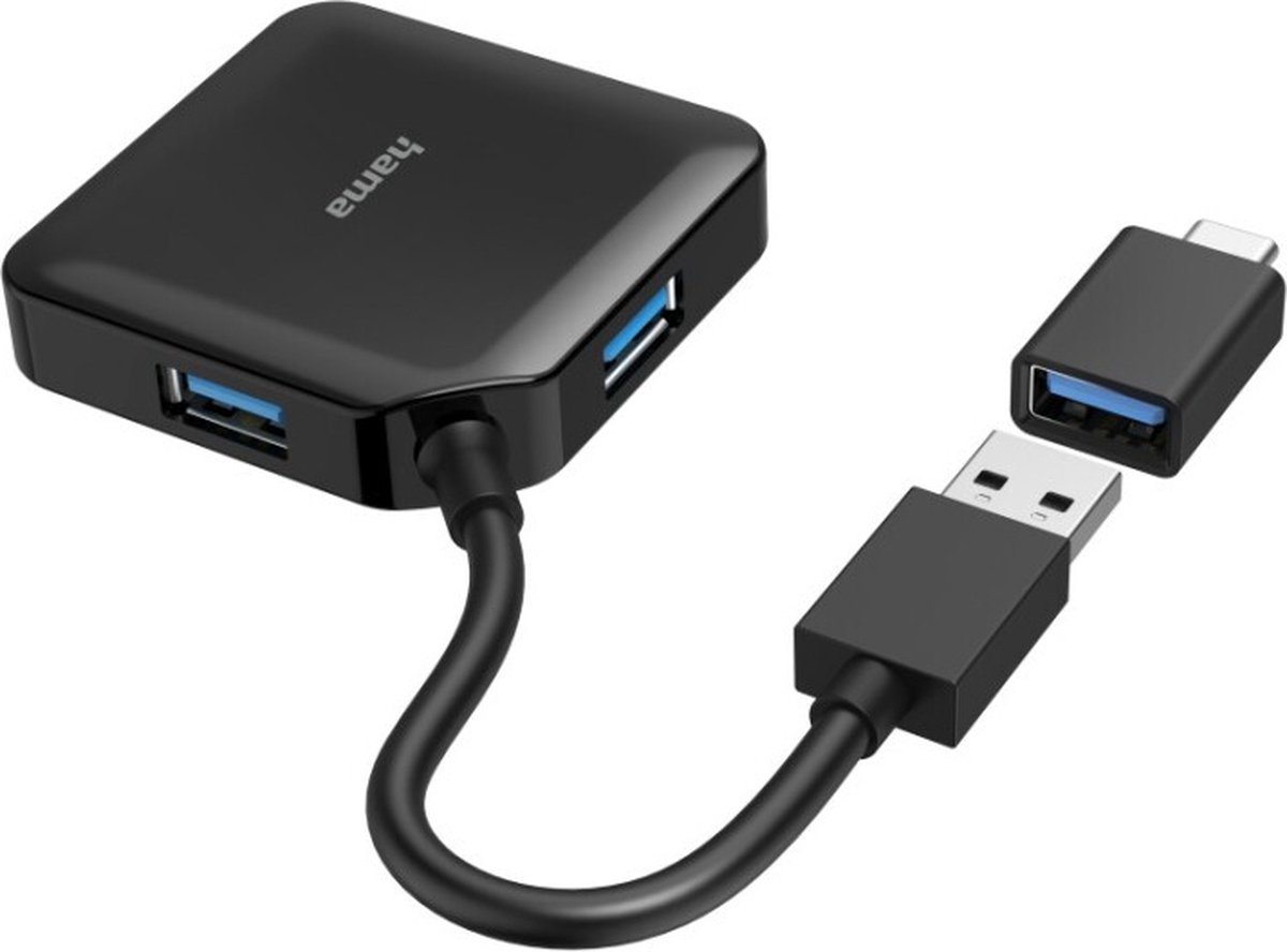 Hama 00200116 usb hub 4 poorten usb